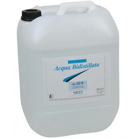 Agua bidestilada en bidón 20 lt