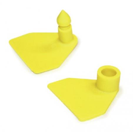 Trapezoidal Hauptner MINI Neoflex ear tags 35x34