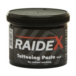 Special Raidex tattoo paste, 600 gr in black color