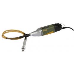 Electric teeth grinding mach. with flexible shaft