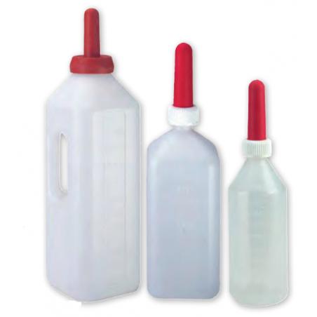Complete 1lt milk bottle with teat