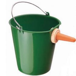Plastic feeding bucket. Capacity 12 lt