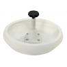 Pig feeder with rounded edge
