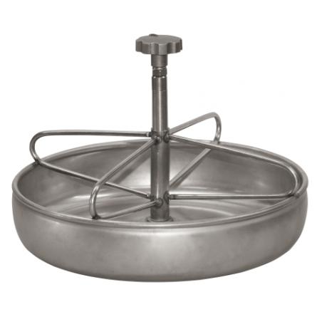 Mangiatoia in acciaio inox per suinetti 2 lt