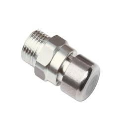 Stainless steel nipple 1/2" no water waste