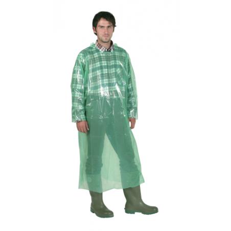 Disposable green coat
