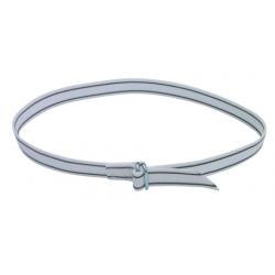 Identification collar with ring closure for cattle