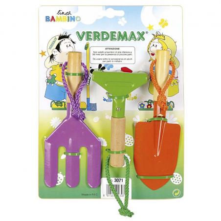 Set attrezzi giardinaggio bimbi