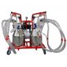 4-group sheep milking machine with 2 bins
