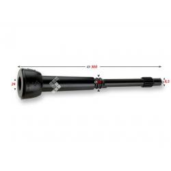 300 mm black rubber sheath