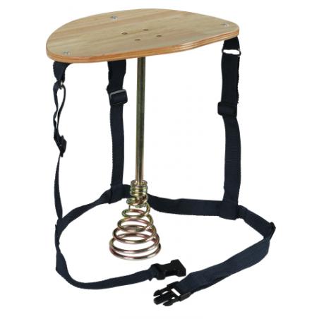 Sgabello per mungitura con cintura