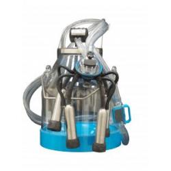 Spare plastic bucket for milking machines
