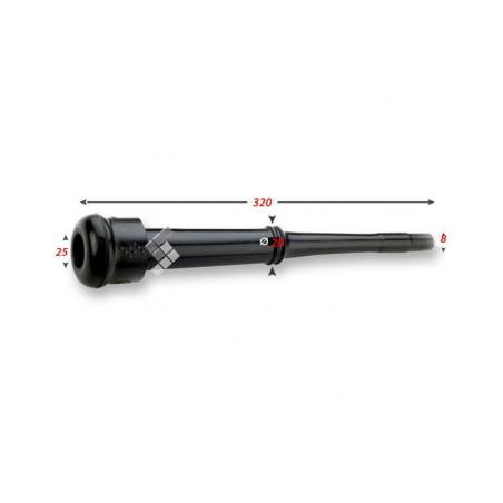 Funda de goma negra de 320 mm