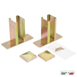 Pali e kit di supporto per tralicci scuro in pino