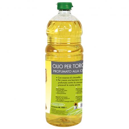 Olio alla citronella per torce contro le zanzare