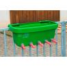 Drinking trough with 5 teats for calves
