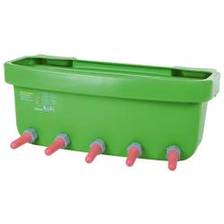 Drinking trough with 5 teats for calves