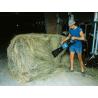 Electric hay cutter dust-free