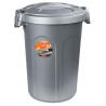 Feed bin with safety lock