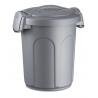 Feed bin with safety lock