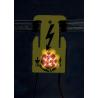 Electric fence functioning light