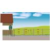 Electric fence functioning light