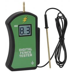 Digital voltmeter for electric fences