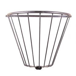 Galvanized half moon rack