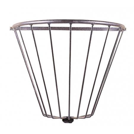 Galvanized half moon rack