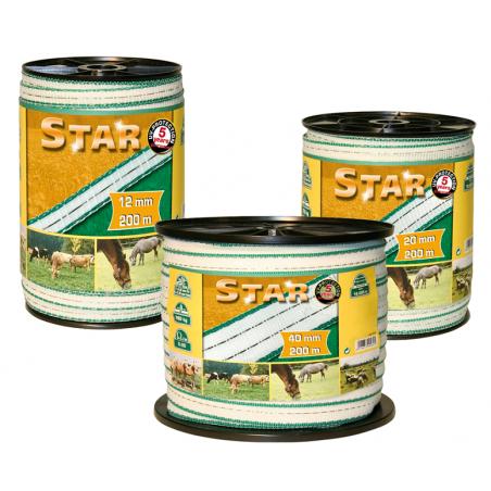 Nastro Star per recinti con rame e acciaio inox