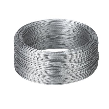 Galvanized braided wire for fences