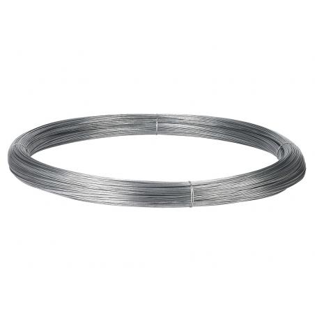 Steel/aluminum wire for permanent fences