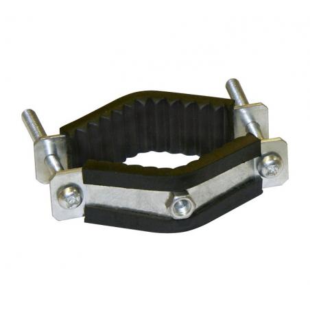 Fixing plate insulator for metal poles