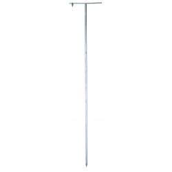 T-shaped post for ground mass