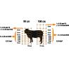 Green OviNet net for goats and sheep