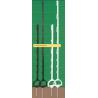 Palo con staffa per recinti elettrici (conf. 5 pezzi)