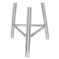 Soporte trípode para tanque calentador de leche