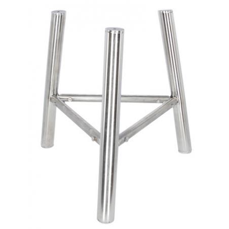 Soporte trípode para tanque calentador de leche