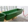 Pasture watering tank with valve