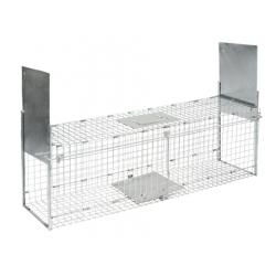 Trap with two entrances for mice and rats