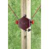 Lightning rod for mounting on poles