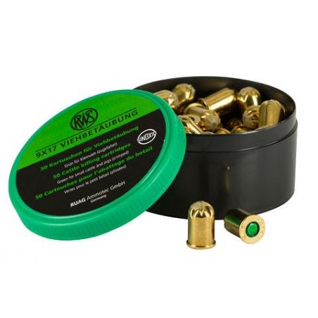 Cartuchos calibre 38 para cerdos (paquete de 50 piezas)