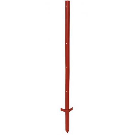 Angled metal post
