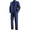 Blue work overalls in cotton
