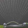 Oscillating sprinkler with 18 brass nozzles