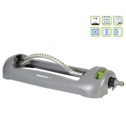 Oscillating sprinkler with 18 brass nozzles