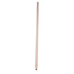 Wooden handle for outdoor brooms