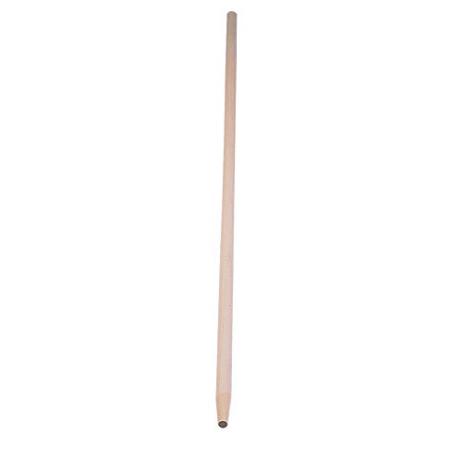 Wooden handle for outdoor brooms