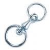 Swivel ring for cattle chain