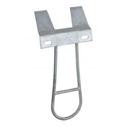 Support bracket with bucket lock